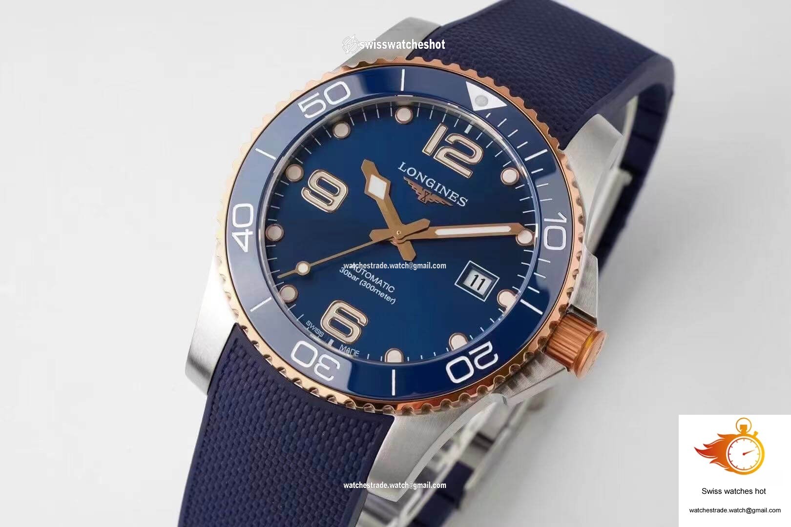 Longines Concas L3.781.3.98.9 ZF Factory Blue Dial 2
