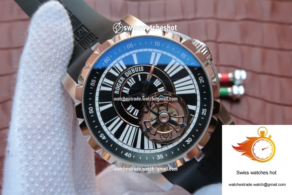 Roger Dubuis Hommage Tourbillon JB Factory Black Dial 2
