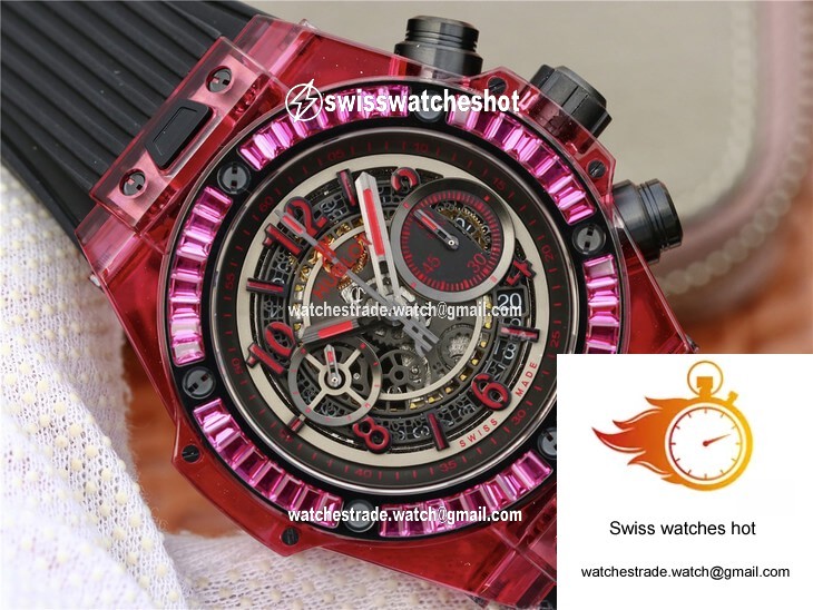 Hublot Big Bang 411.JX.4802.RT Red Case Black Strap 2