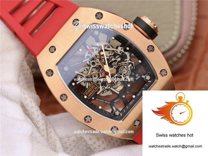 Richard Mille RM035 Americas KV Factory Rose Gold 2