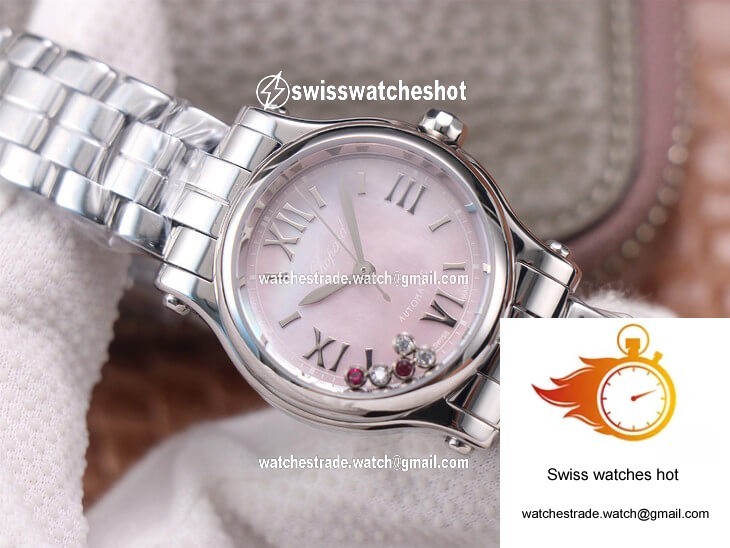 Chopard Happy Sport 278573 YF Factory Pink Dial 2