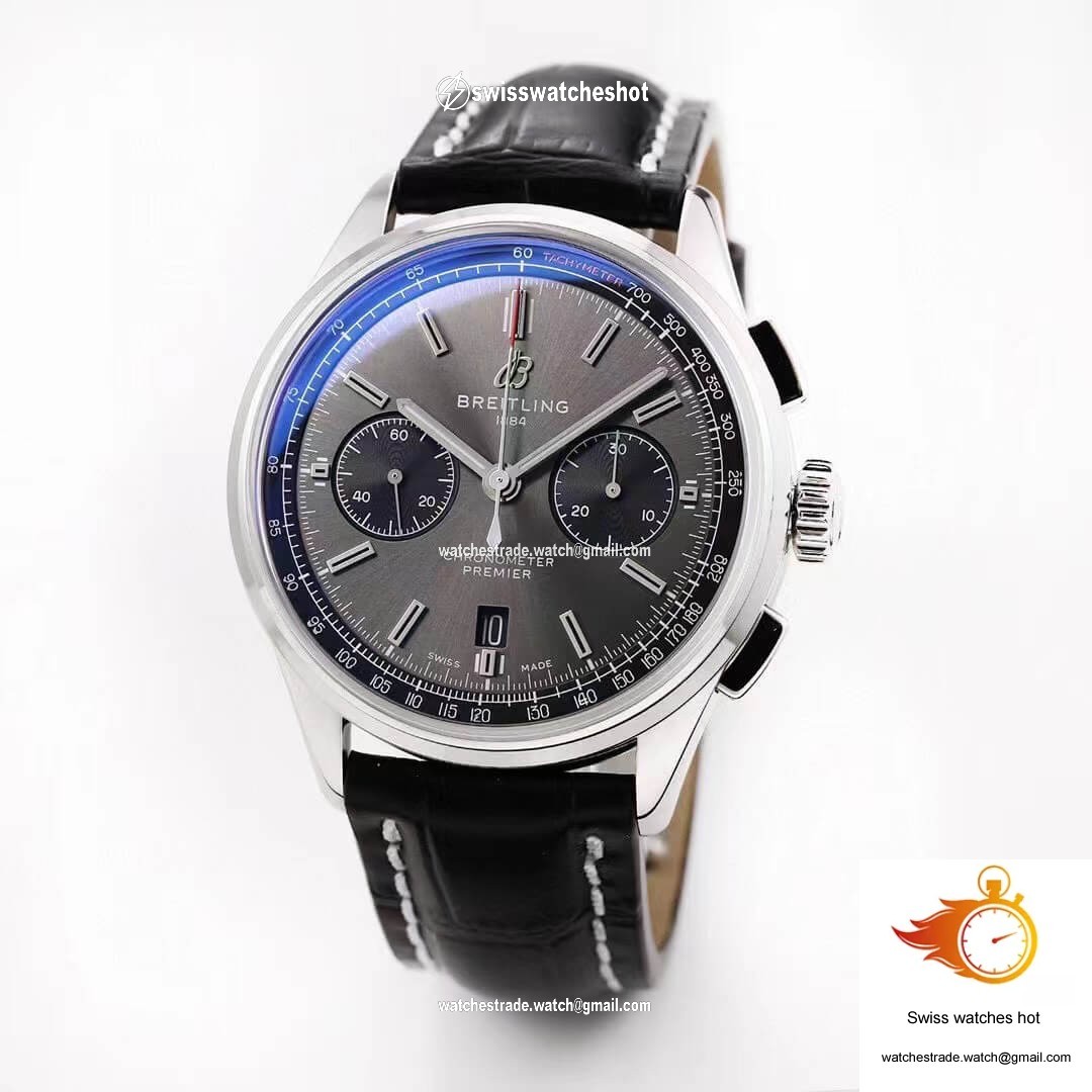 Breitling Premier B01 Chronograph AB0118221B1P1 GF Factory V2 Grey Dial 2