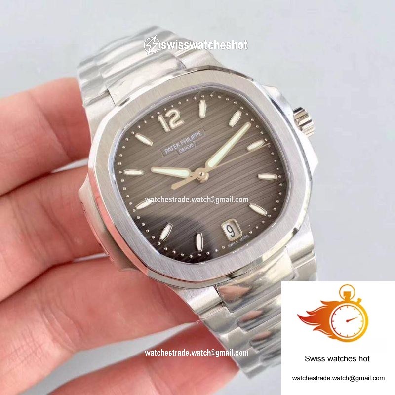 Patek Philippe Nautilus Ladies 7118/1A-011 PF Factory Anthracite Dial 2