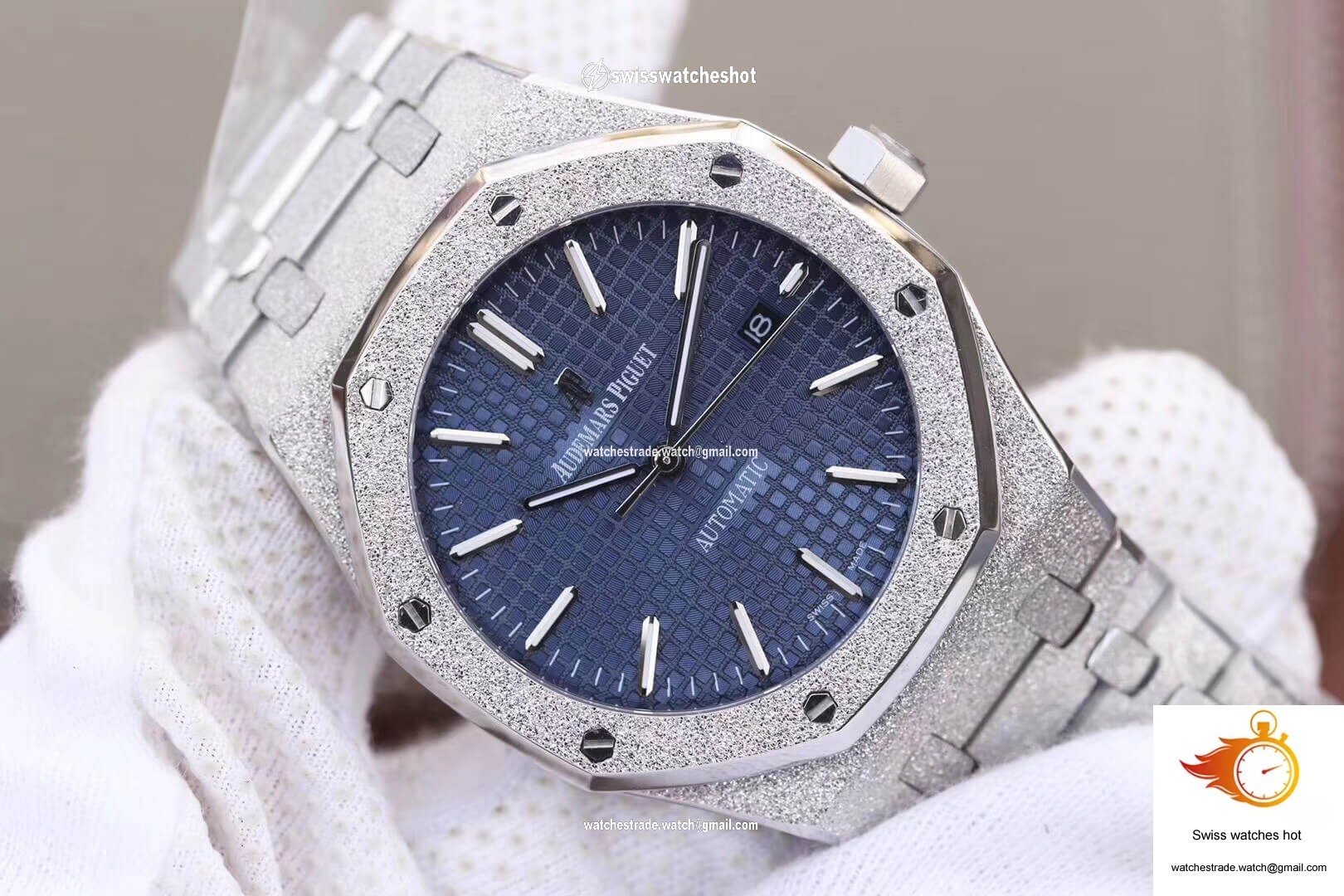 Audemars Piguet Royal Oak 15454BC.GG.1259BC.01 JH Factory Blue Dial 2