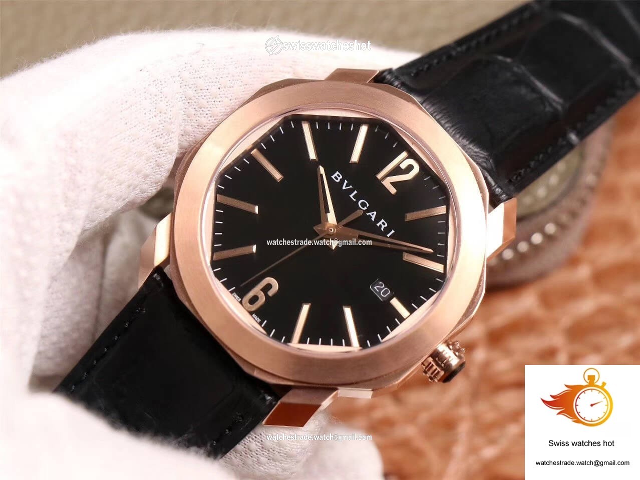 Bvlgari Octo 101963 BGOP41BGLD BV Factory Black Dial 2