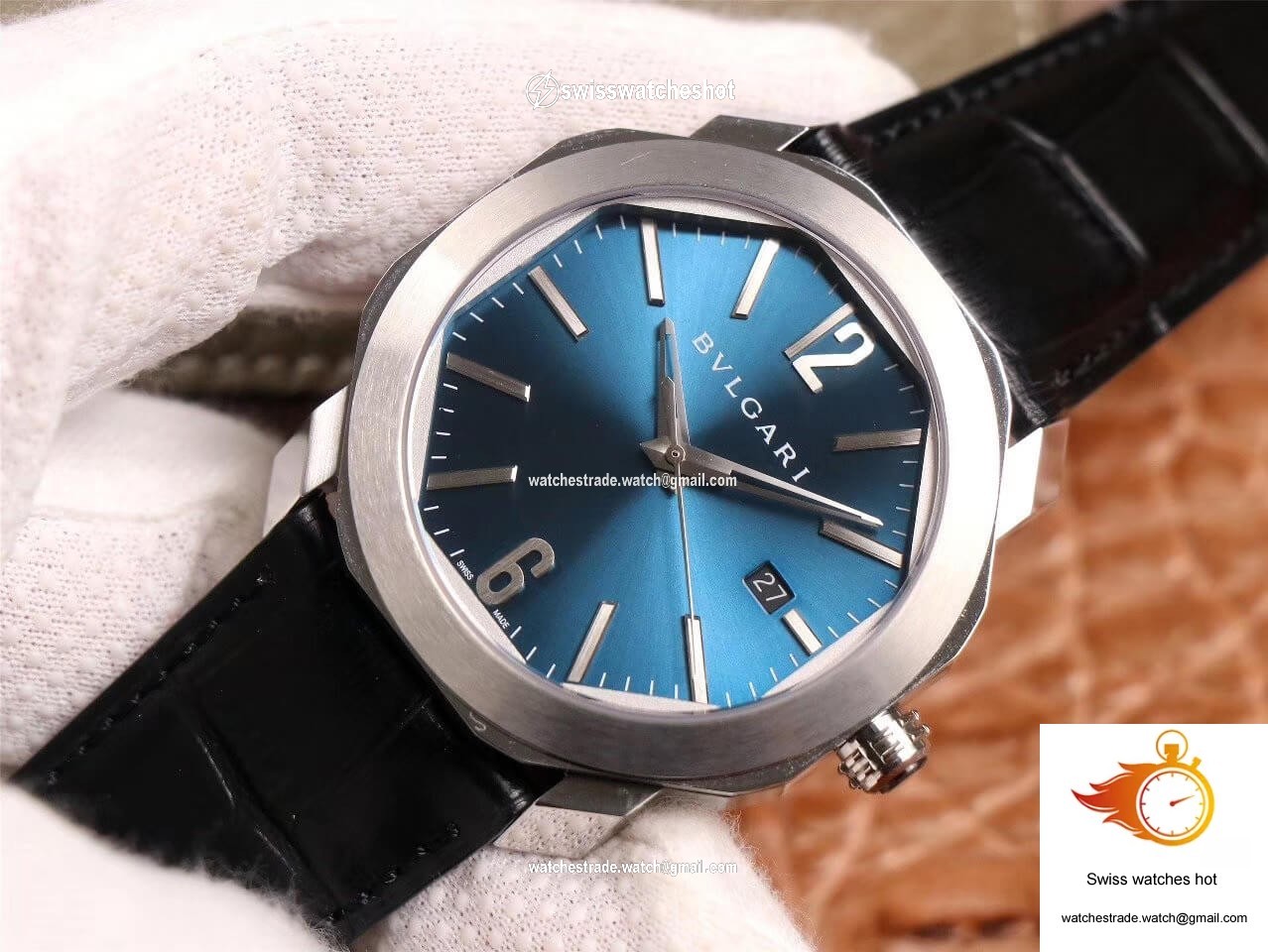 Bvlgari Octo 102429 BV Factory Light Blue Dial 2