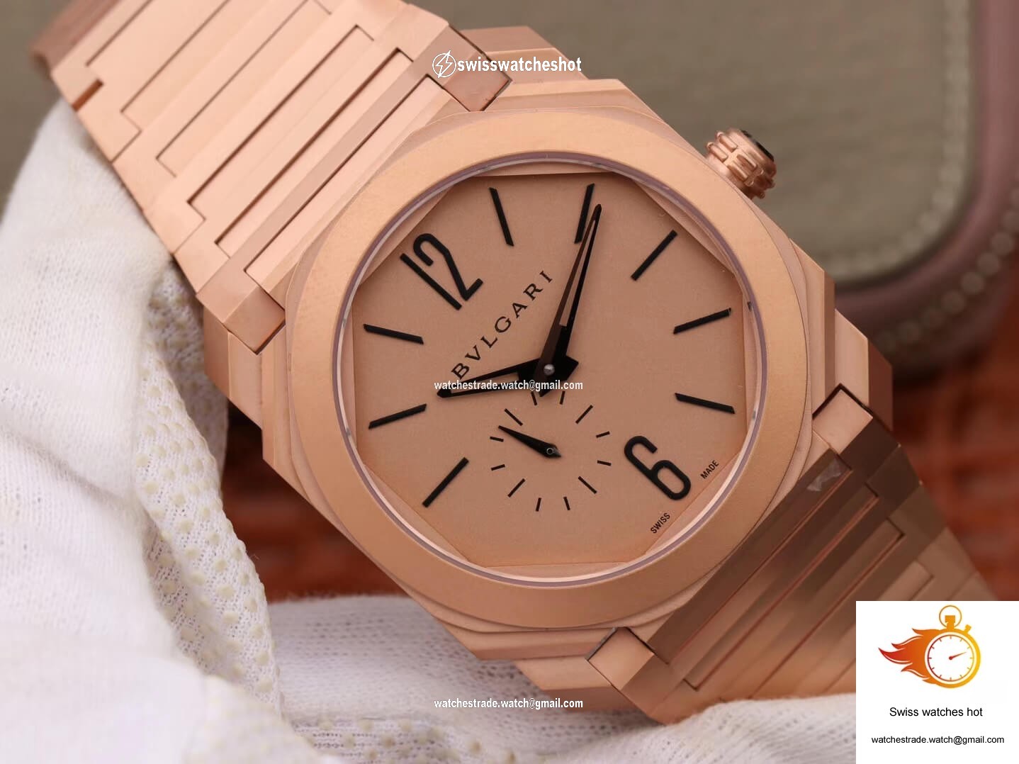 Bvlgari Octo Finissimo 102912 BV Factory Rose Gold Dial 2