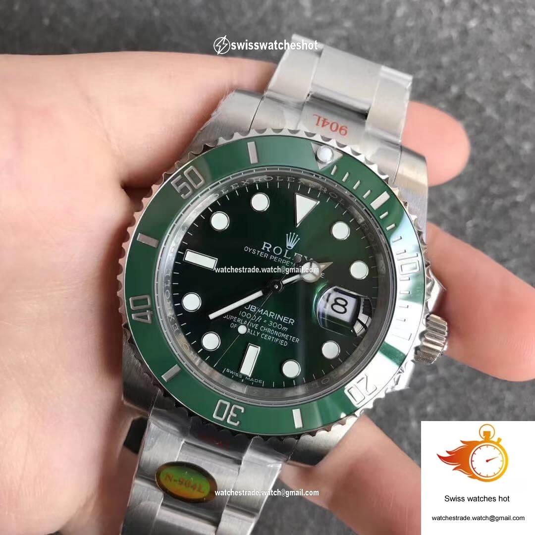 Rolex Submariner 116610LN Noob Factory V12 Green Circle 2