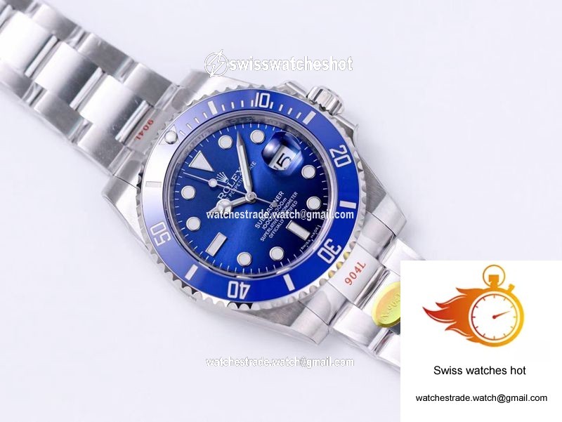 Rolex Submariner 116619LB-97209 Noob Factory V10 Blue Dial 2