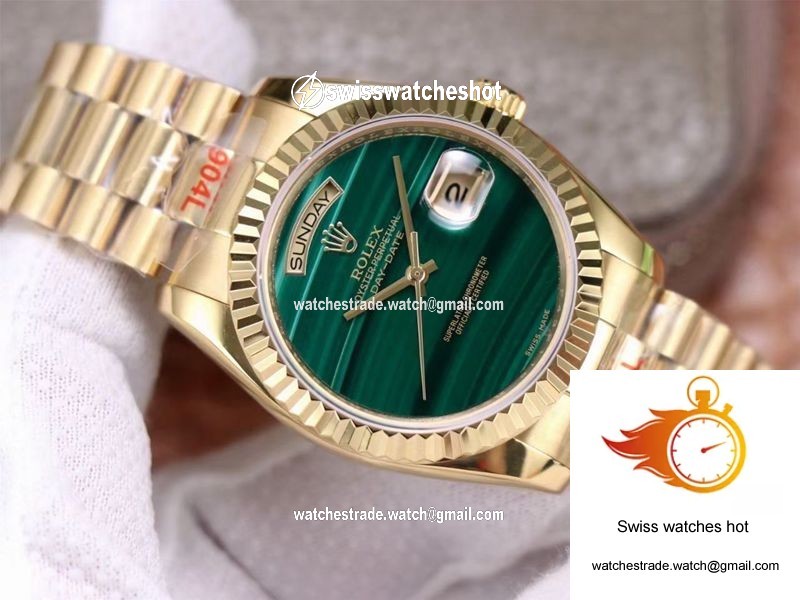 Rolex Day Date President 18238 Malachite Green Dial 2