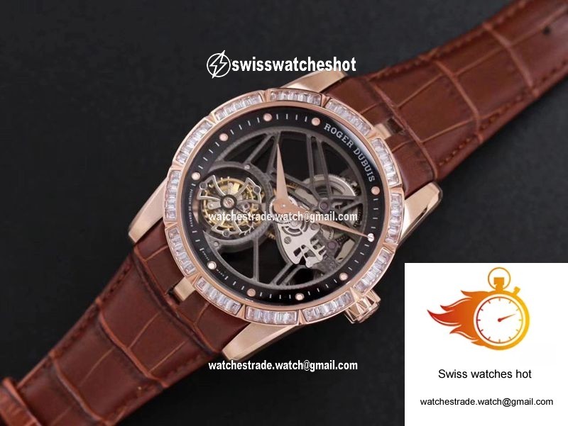 Roger Dubuis Excalibur RDDBEX0404 JB Factory V3 Rose Gold Tourbillon 2