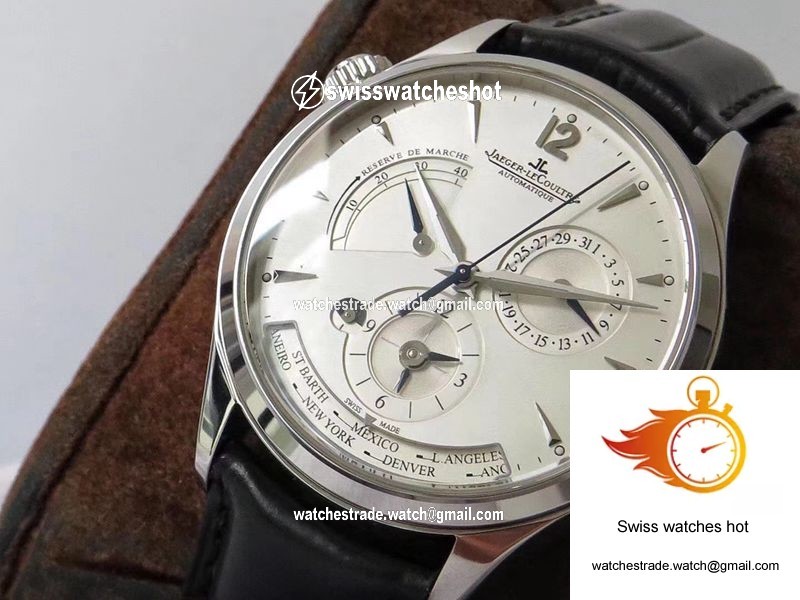 Jaeger-LeCoultre Master Geographic Q1428421 ZF Factory Silver Dial 2