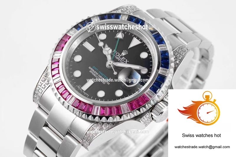 Rolex GMT Master II 116759 SAru-78209 ROF Factory Black Dial 2