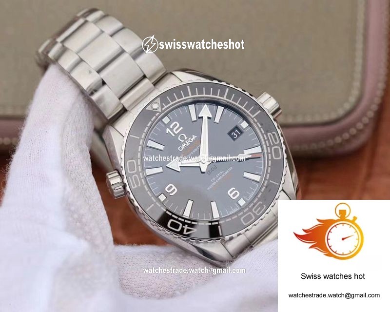 Omega Seamaster 215.30.44.21.01.001 Planet Ocean 600M VS Factory Black Ceramic Dial 2