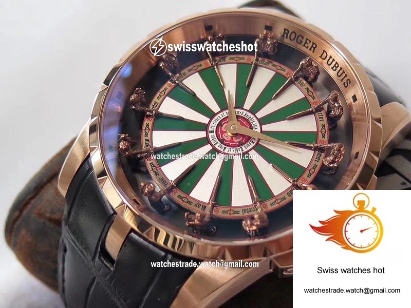 Roger Dubuis Excalibur RDDBEX0398 Knights of the Round Table II ZF Factory Rose Gold 2