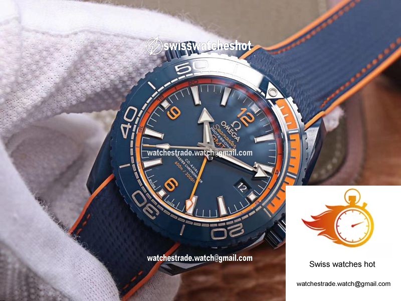 Omega Seamaster 215.92.46.22.03.001 GMT VS Factory Blue Ceramic 2