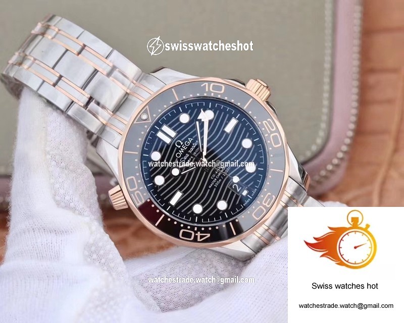 Omega Seamaster Diver 300M 210.20.42.20.01.001 VS Factory Black Dial 2