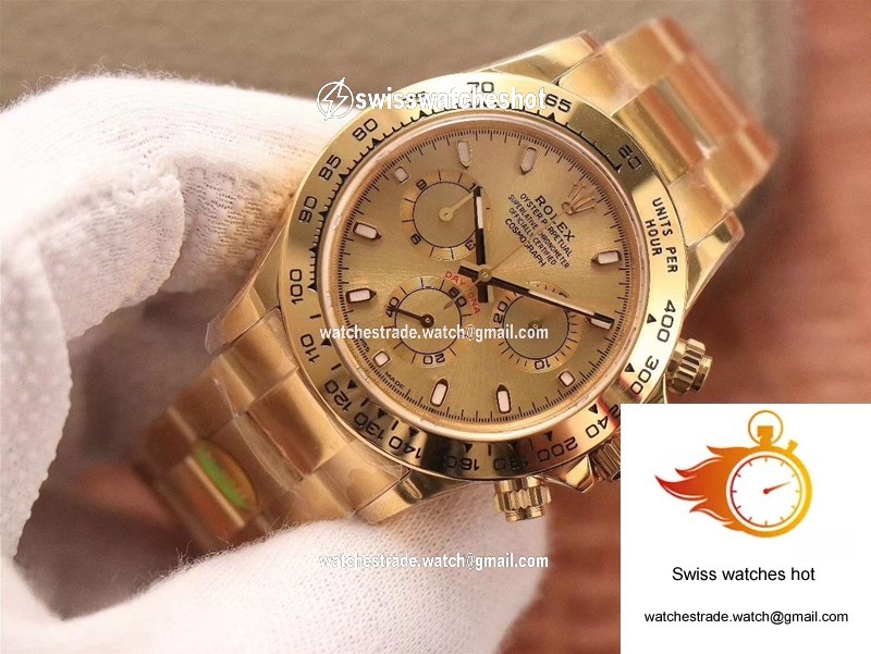 Rolex Daytona Cosmograph M116508-0003 Noob Factory Gold Dial 2
