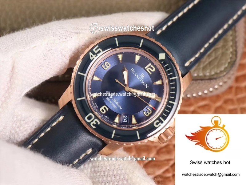 Blancpain Fifty Fathoms 5015-3603C-63B ZF Factory Blue Dial 2