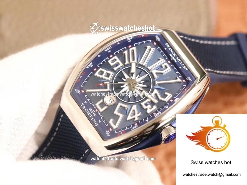 Franck Muller MEN'S Collection V45 SC DT AC BL Yachting ZF Factory Blue Dial 2