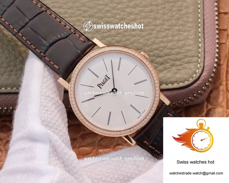 Piaget Altiplano Mecanique P10584 G0A36125 MKS Factory Rose Gold Diamond Bezel 2