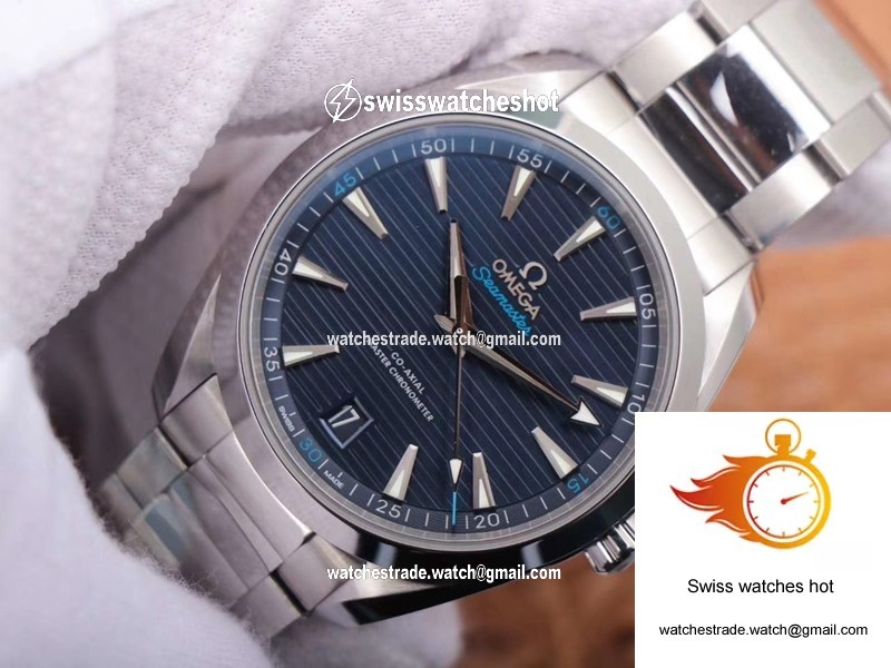 Omega Seamaster 220.10.41.21.03.001 VS Factory Blue Dial 2