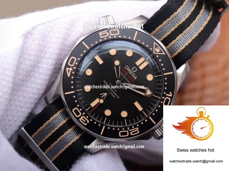 Omega Seamaster 210.92.42.20.01.001 James Bond 007 VS Factory Black Dial 2