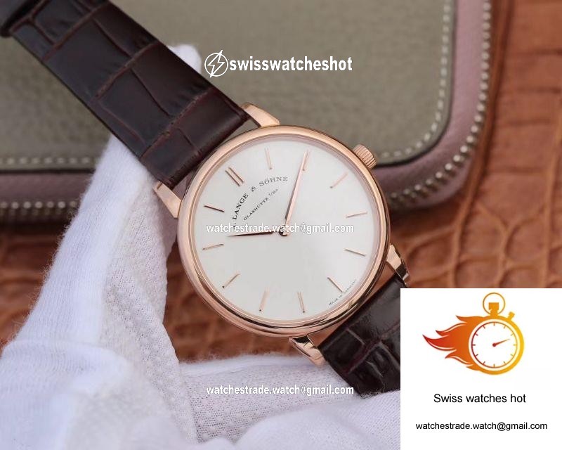A. Lange & Sohne Saxonia Thin Pink Gold 201.033 SV Factory 2