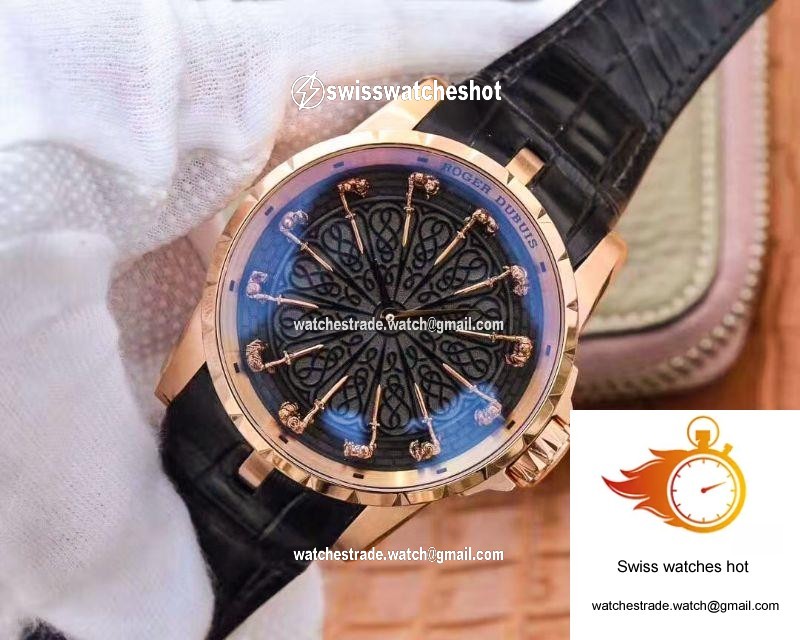 ZF Factory Roger Dubuis Excalibur Knights Of The Round Table II RDDBEX0511 Rose Gold 2