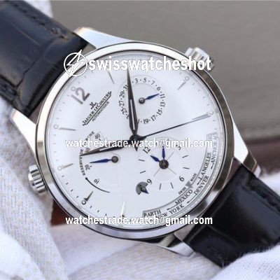 Jaeger-LeCoultre Master Geographic Steel 1428421 Silver Dial 2