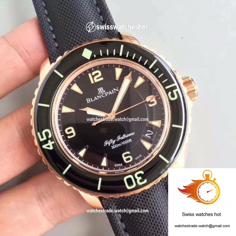 Blancpain Fifty Fathoms 5015-3630-52 ZF Factory Black Dial 2