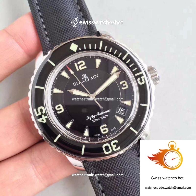 Blancpain Fifty Fathoms 5015-1130-52 ZF Factory Black Dial 2