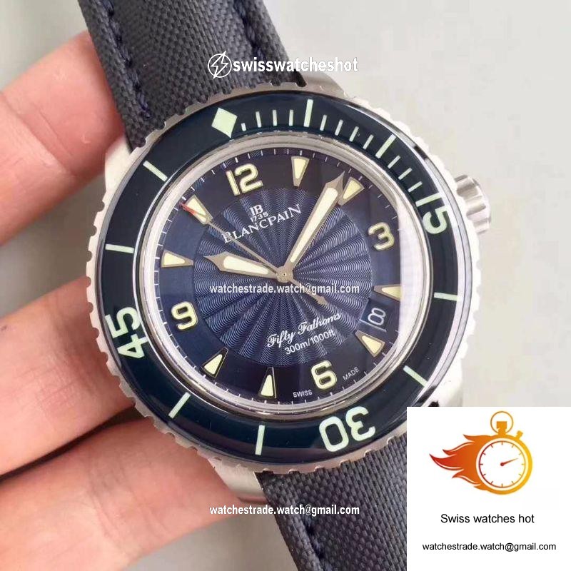 Blancpain Fifty Fathoms 5015D-1140-52B ZF Factory Blue Dial 2