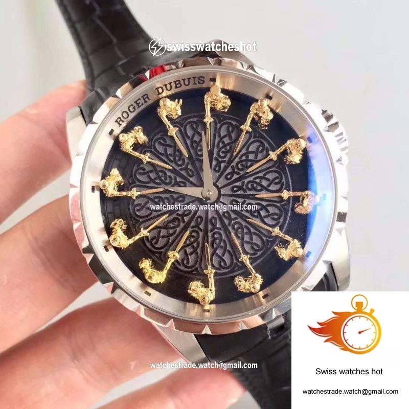 Roger Dubuis Excalibur Knights Of The Round Table II RDDBEX0495 Black Dial 2