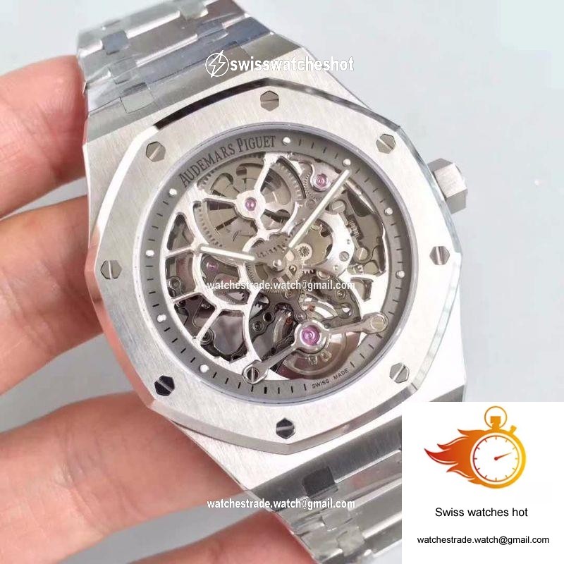 Audemars Piguet Royal Oak 26518ST.OO.1220ST.01 Tourbillon Skeleton Dial 2