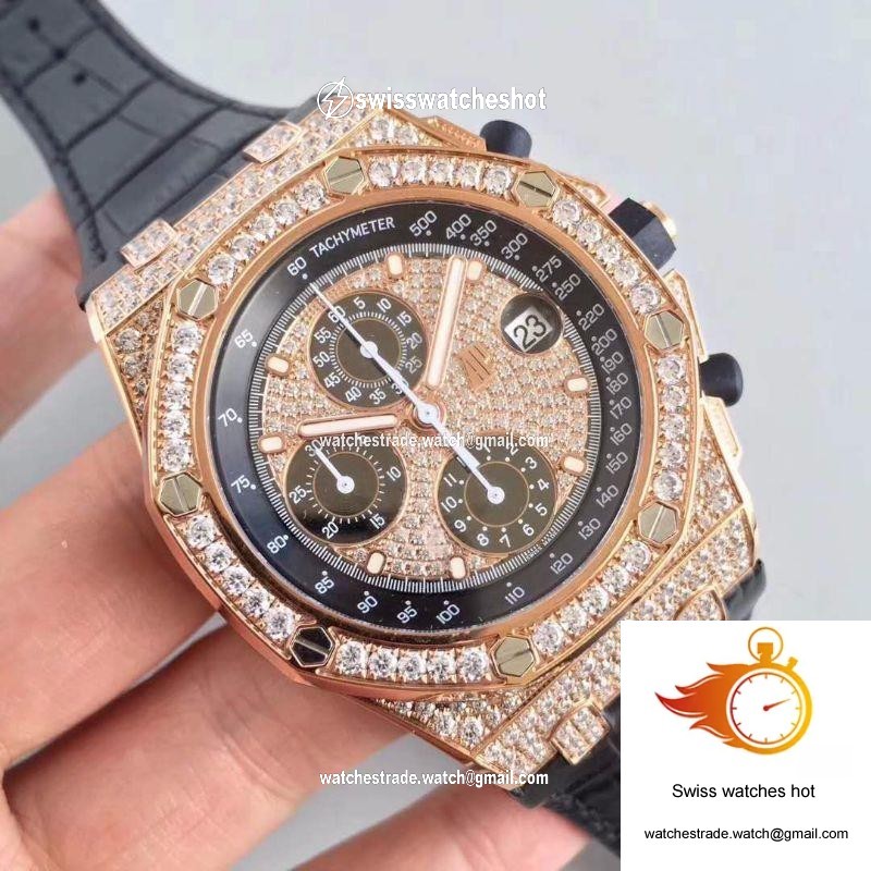 Audemars Piguet Royal Oak Offshore 26067OR.ZZ.D002CR.01 JF Factory V3 Diamond Dial 2