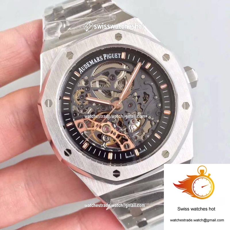 Audemars Piguet Royal Oak 15407ST.OO.1220ST.01 JF Factory Skeleton Dial 2