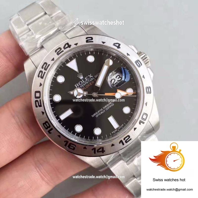 Rolex Explorer II 216570 2018 Noob Factory V7 Black Dial 2