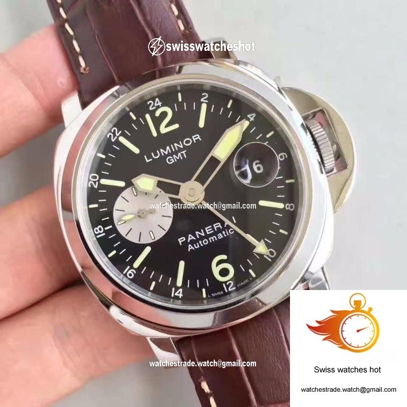Panerai Luminor GMT PAM088 Black Dial 2