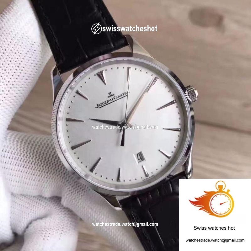 Jaeger-LeCoultre Master Ultra Thin Date 1288420 ZF Factory Silver Dial 2