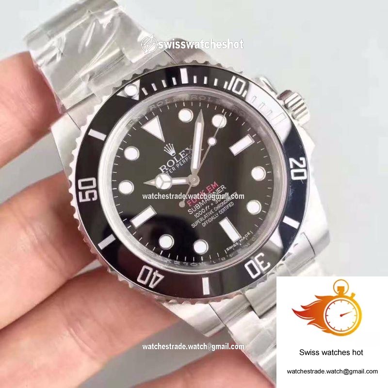 Rolex Submariner 114060 Noob Factory V9 Black Dial 2