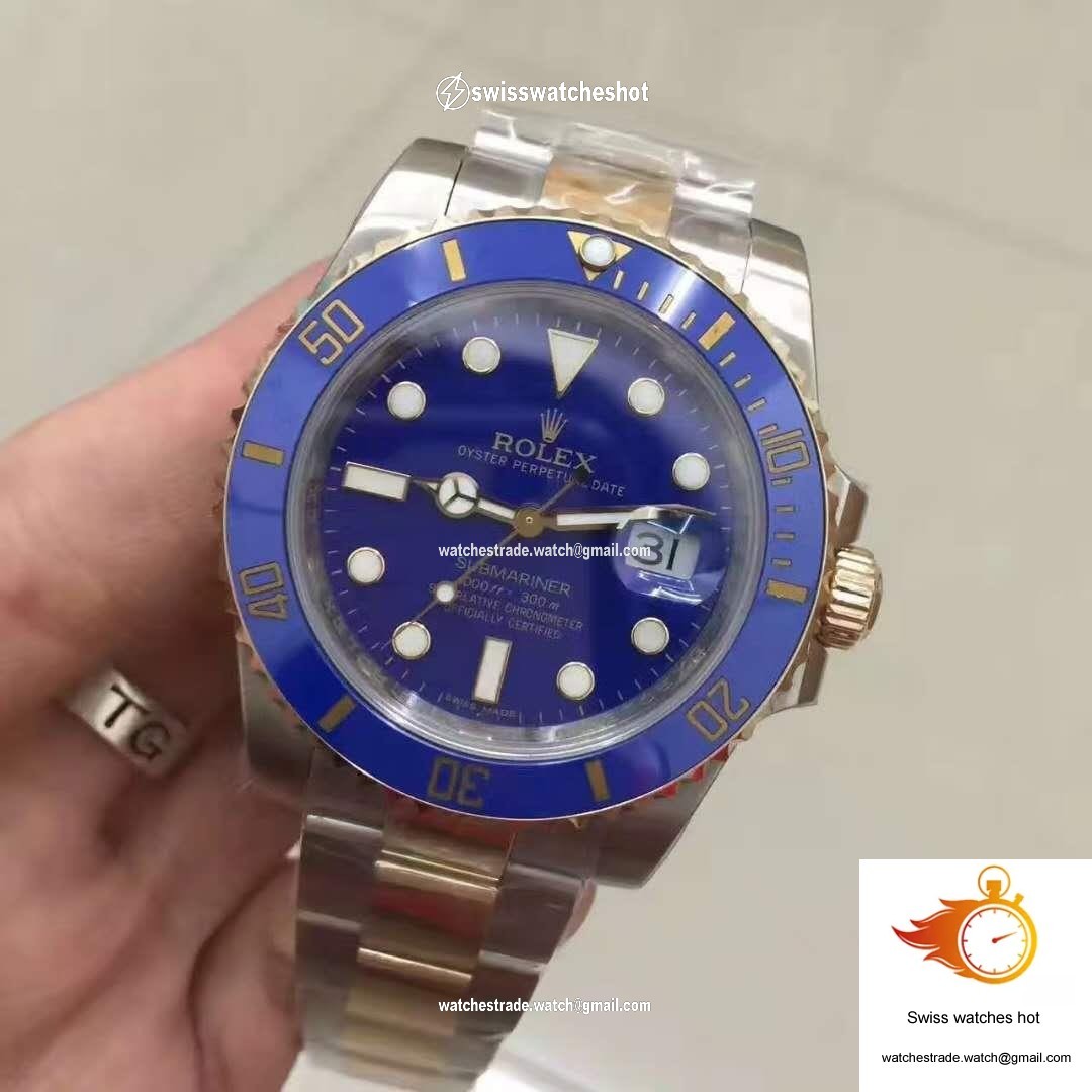 Rolex Submariner Date 116613LB Noob Factory V8 Blue Dial 2