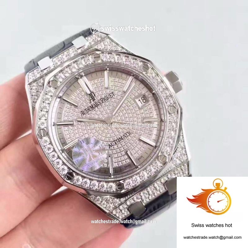 Audemars Piguet Royal Oak 15450 JF Factory Diamond Dial 2