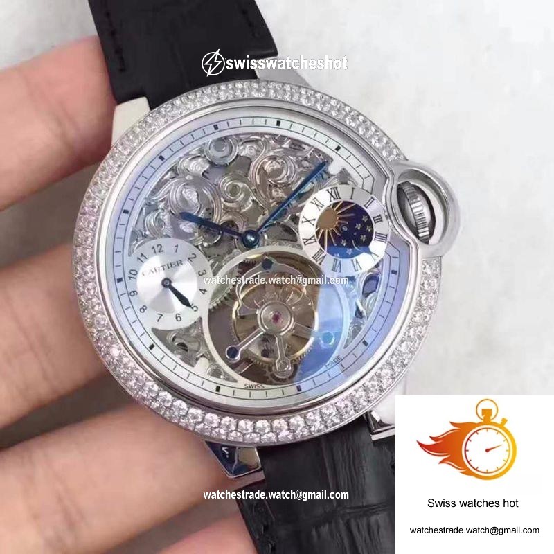 Ballon Bleu De Cartier Tourbillon Silver Dial 2