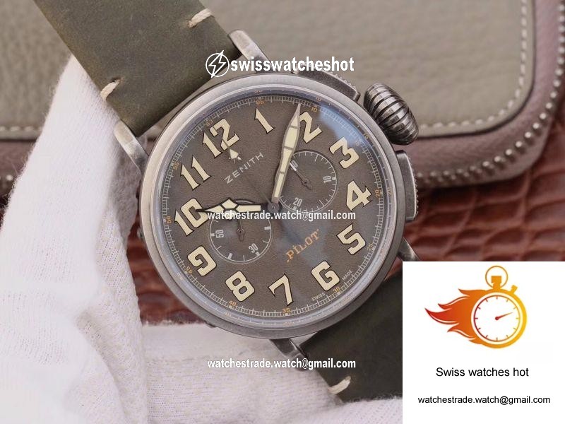 Zenith Pilot Type 20 Chronograph Extra Special 29.2430.4069/21.C800 XF Factory Gray Dial 2