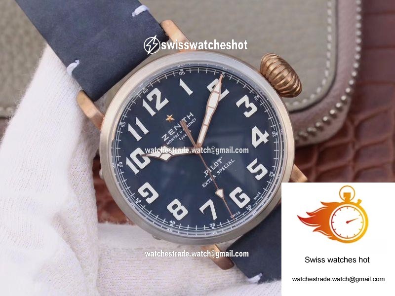 Zenith Pilot Type 20 Extra Special 29.2430.679.21.C753 XF Factory Blue Dial 2
