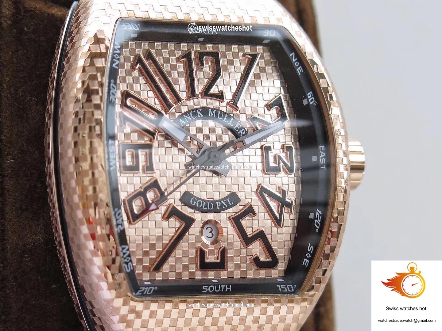 Franck Muller Vanguard V45 Rose Gold Dial 2