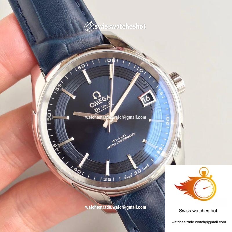 Omega De Ville Hour Vision Co-Axial 41MM 431.33.41.21.03.001 3S Factory Blue Dial 2