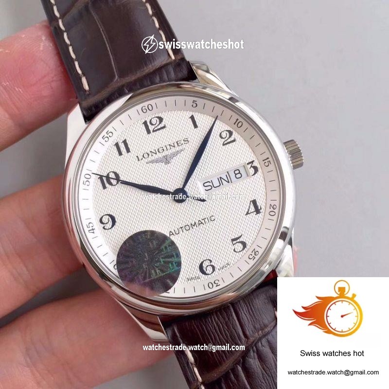 Longines Master Day-Date L2.755.4.78.3 JF Factory Silver Dial 2