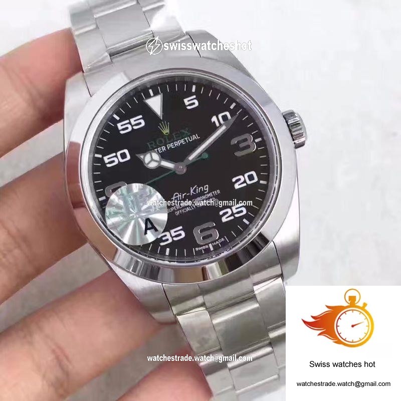 Rolex Air-King 116900 JF Factory Black Dial 2